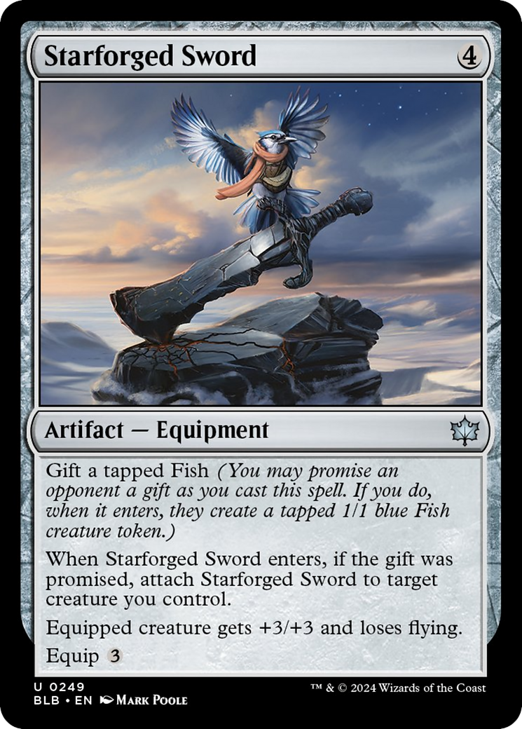 Starforged Sword [Bloomburrow] | Good Games Adelaide SA