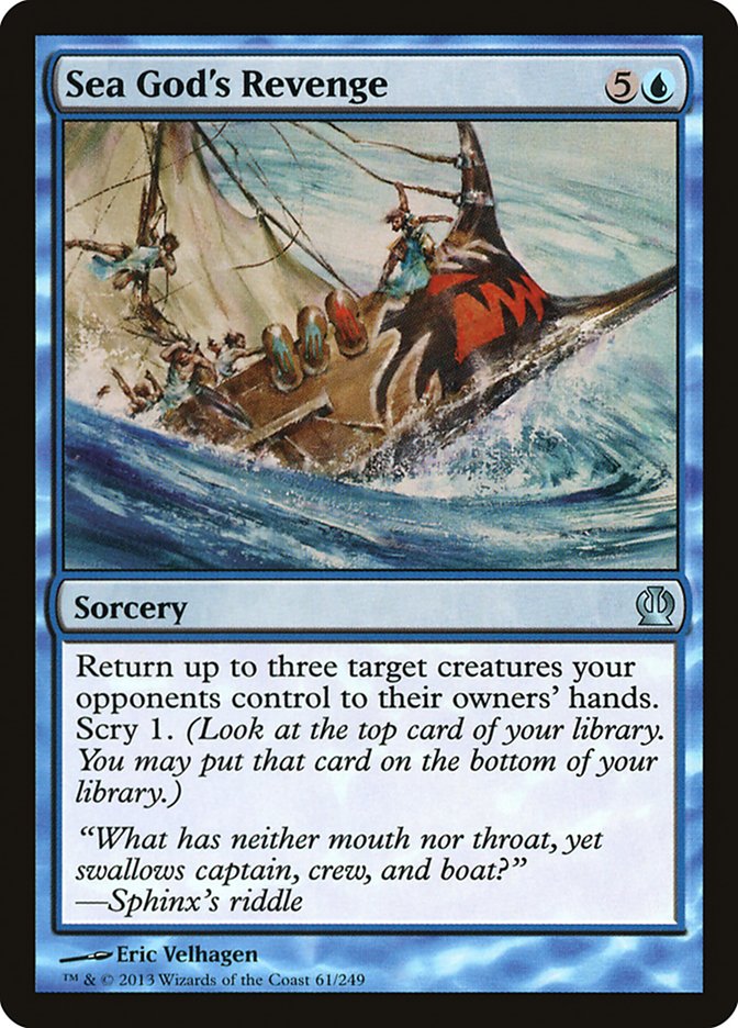 Sea God's Revenge 61 (Theros)  - Foil | Good Games Adelaide SA
