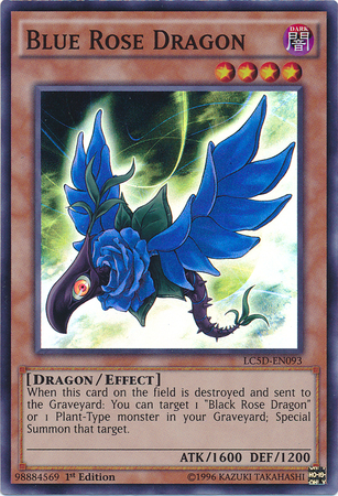 Blue Rose Dragon [LC5D-EN093] Super Rare | Good Games Adelaide SA