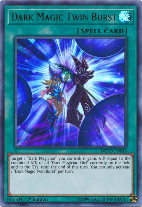 Dark Magic Twin Burst [DUPO-EN018] Ultra Rare | Good Games Adelaide SA