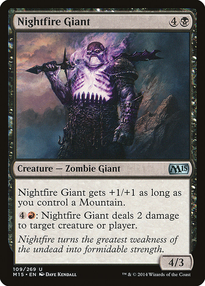 Nightfire Giant 109 (Magic 2015 (M15))  | Good Games Adelaide SA
