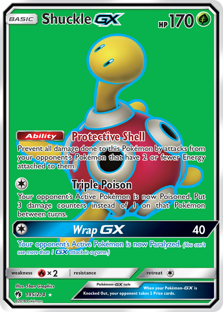 Shuckle GX (195/214) [Sun & Moon: Lost Thunder] | Good Games Adelaide SA