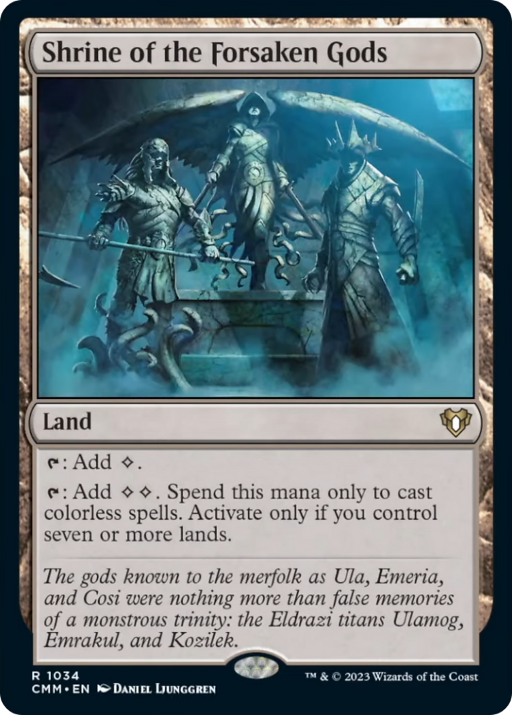 Shrine of the Forsaken Gods [Commander Masters] | Good Games Adelaide SA