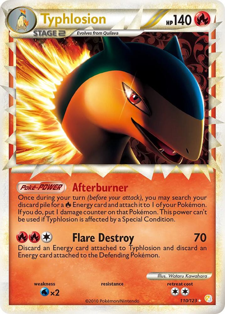 Typhlosion Prime 110/123 (HeartGold SoulSilver)  - Holofoil | Good Games Adelaide SA