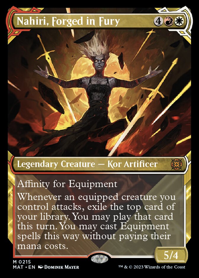 Nahiri, Forged in Fury (Showcase Halo Foil) [March of the Machine: The Aftermath] | Good Games Adelaide SA