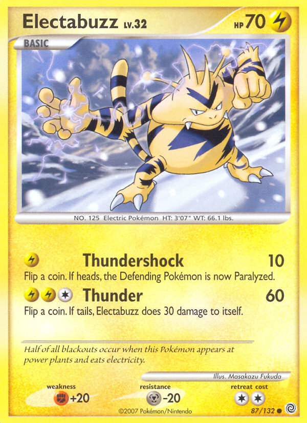 Electabuzz (87/132) [Diamond & Pearl: Secret Wonders] | Good Games Adelaide SA