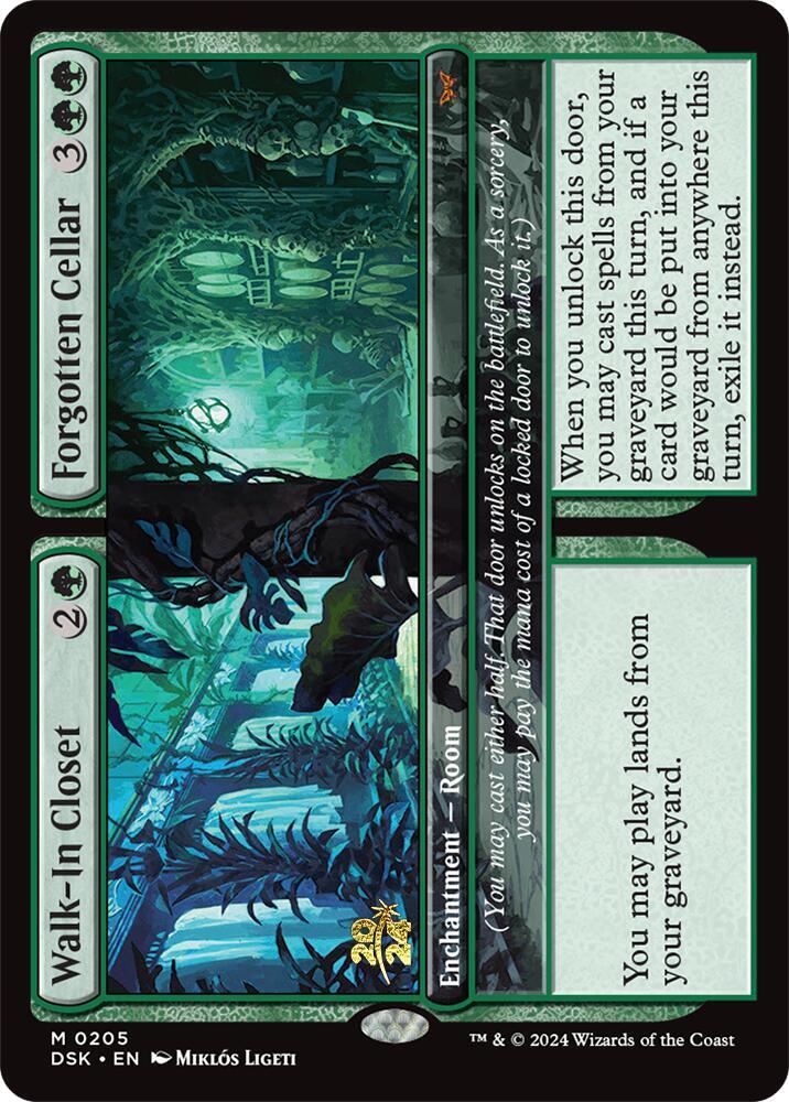 Walk-In Closet // Forgotten Cellar 205 (Prerelease Cards)  - Foil | Good Games Adelaide SA