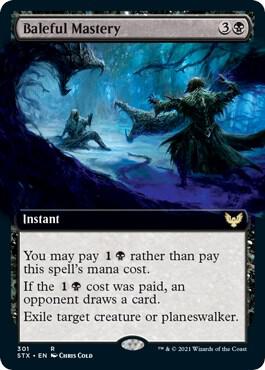 Baleful Mastery Extended Art 301 (Strixhaven: School of Mages)  - Foil | Good Games Adelaide SA