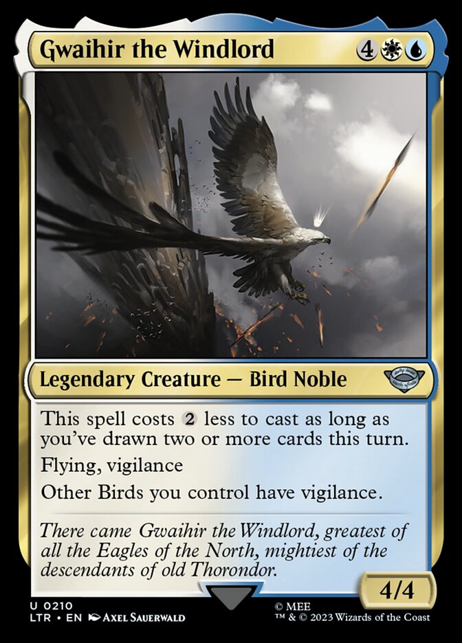 Gwaihir the Windlord 210 (Universes Beyond: The Lord of the Rings: Tales of Middle-earth)  - Foil | Good Games Adelaide SA