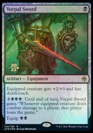 Vorpal Sword [Dungeons & Dragons: Adventures in the Forgotten Realms Prerelease Promos] | Good Games Adelaide SA