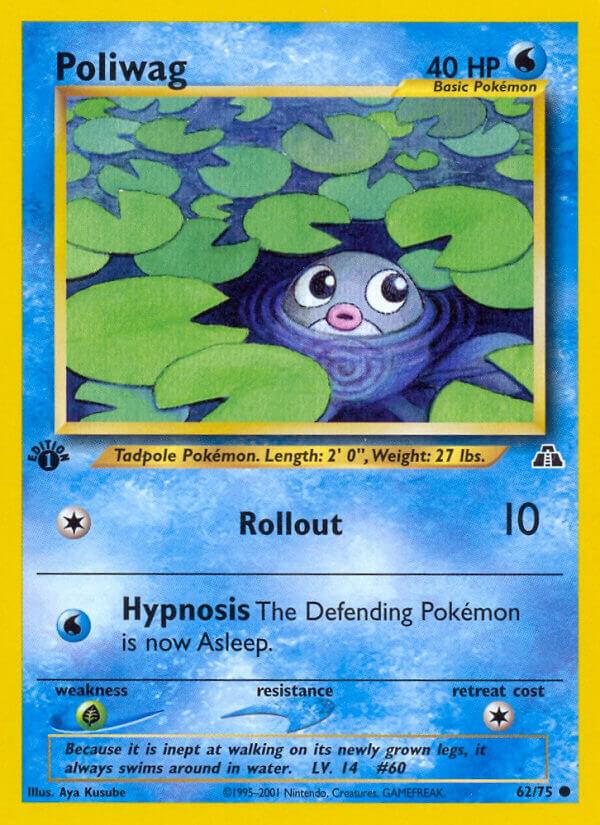 Poliwag 62/75 (Neo Discovery)  - 1st Edition | Good Games Adelaide SA