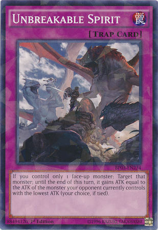 Unbreakable Spirit [BP03-EN234] Shatterfoil Rare | Good Games Adelaide SA