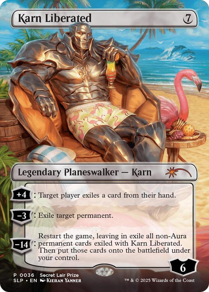 Karn Liberated 36 (Secret Lair Showdown)  - Borderless | Good Games Adelaide SA