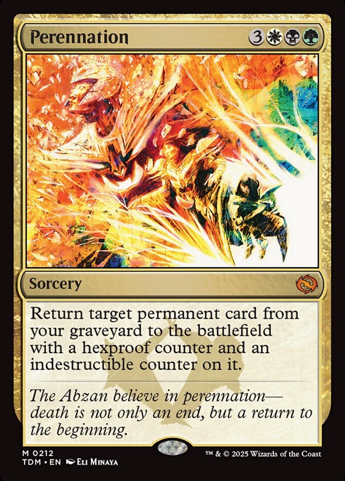 Perennation 212 (Tarkir: Dragonstorm)  | Good Games Adelaide SA