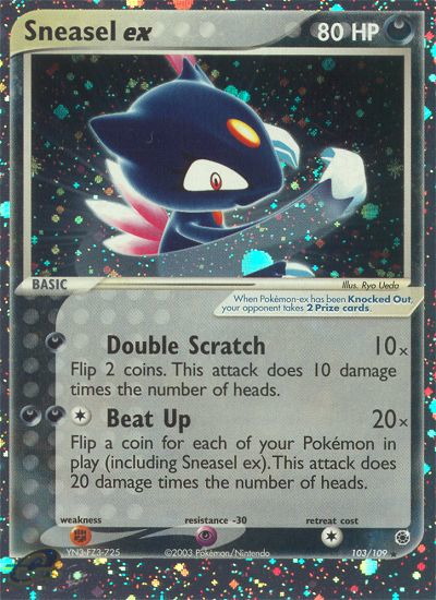 Sneasel ex (103/109) [EX: Ruby & Sapphire] | Good Games Adelaide SA