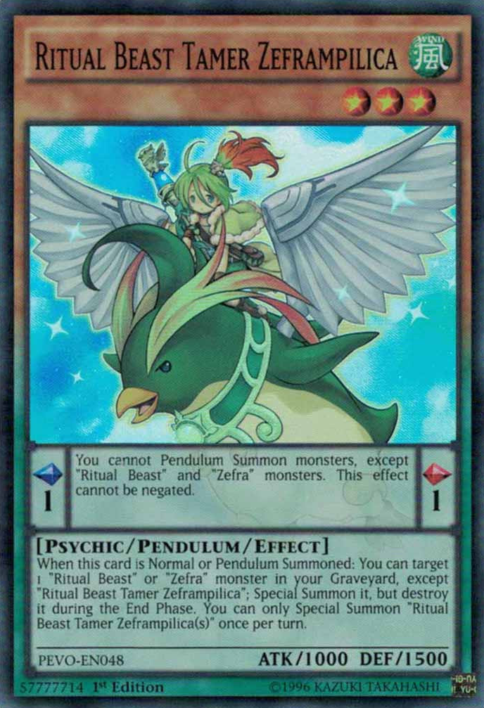 Ritual Beast Tamer Zeframpilica [PEVO-EN048] Super Rare | Good Games Adelaide SA
