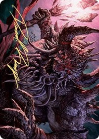 Dream Devourer Art Card (Gold-Stamped Signature) [Kaldheim: Art Series] | Good Games Adelaide SA