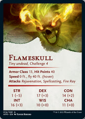 Flameskull Art Card [Dungeons & Dragons: Adventures in the Forgotten Realms Art Series] | Good Games Adelaide SA