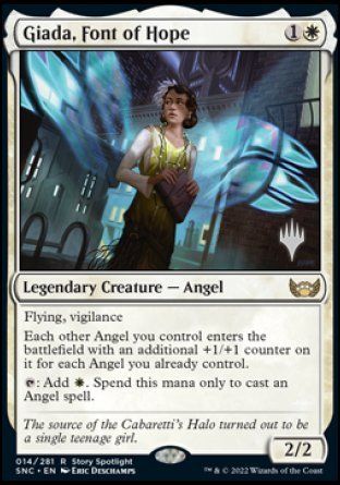 Giada, Font of Hope (Promo Pack) [Streets of New Capenna Promos] | Good Games Adelaide SA