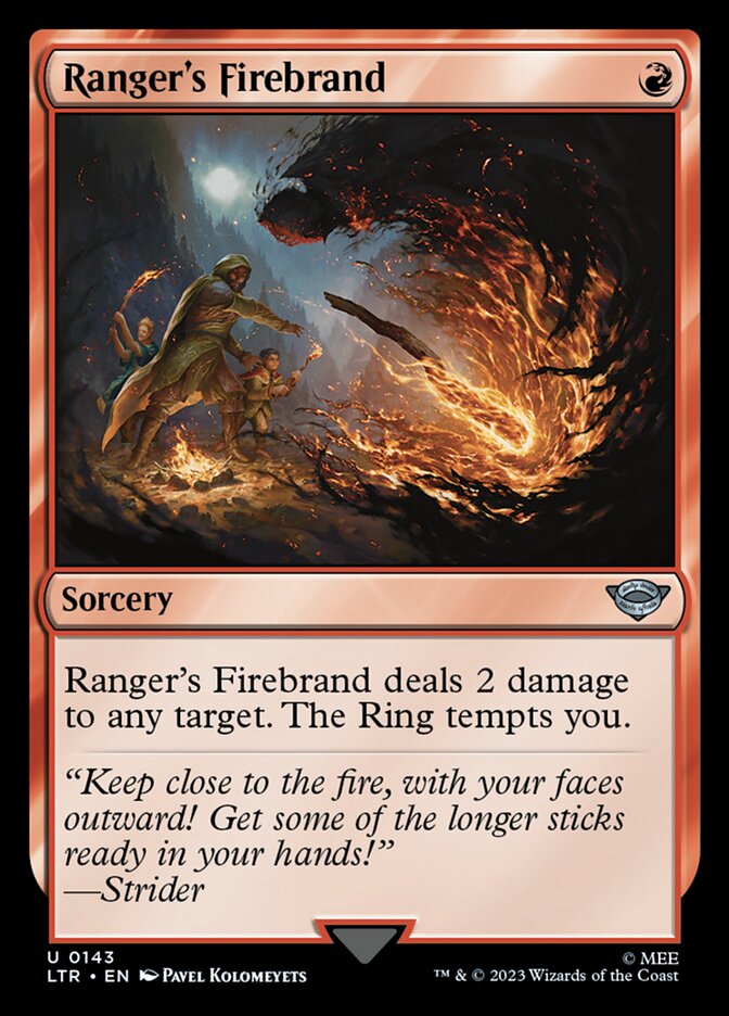 Ranger's Firebrand 143 (Universes Beyond: The Lord of the Rings: Tales of Middle-earth)  - Foil | Good Games Adelaide SA