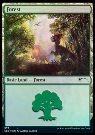 Forest (Dinosaurs) (575) [Secret Lair Drop Promos] | Good Games Adelaide SA