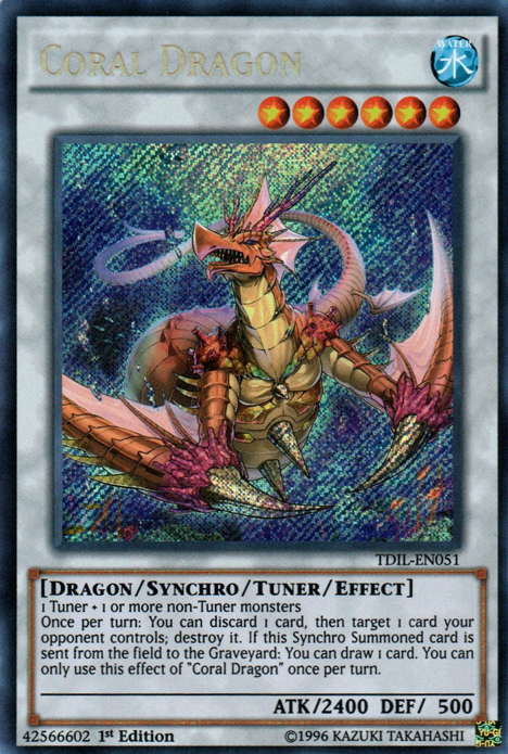 Coral Dragon [TDIL-EN051] Secret Rare | Good Games Adelaide SA