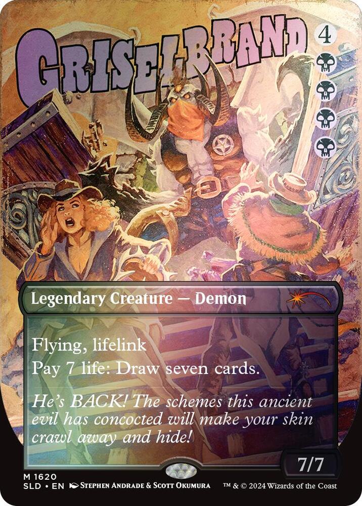 Griselbrand 1620 Rainbow Foil 1620 (Secret Lair Drop Series)  - Foil | Good Games Adelaide SA