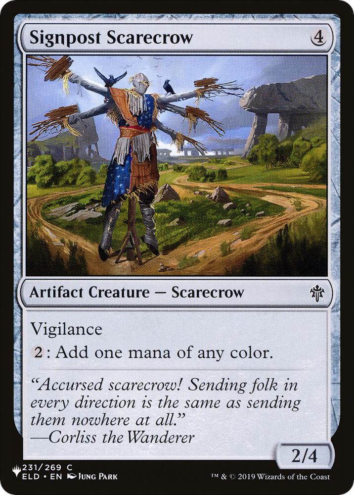 Signpost Scarecrow 231/269 (The List Reprints)  | Good Games Adelaide SA