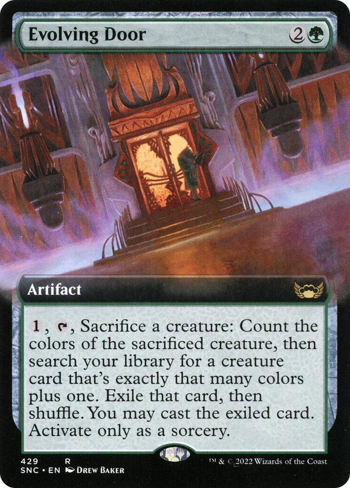 Evolving Door Extended Art 429 (Streets of New Capenna)  | Good Games Adelaide SA