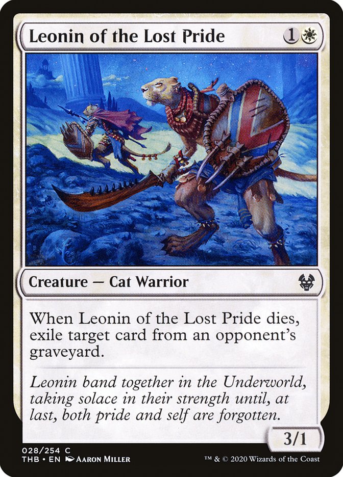 Leonin of the Lost Pride 28 (Theros Beyond Death)  - Foil | Good Games Adelaide SA