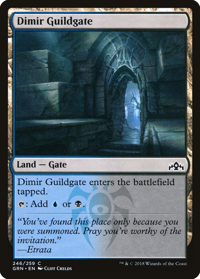 Dimir Guildgate (246/259) [Guilds of Ravnica] | Good Games Adelaide SA