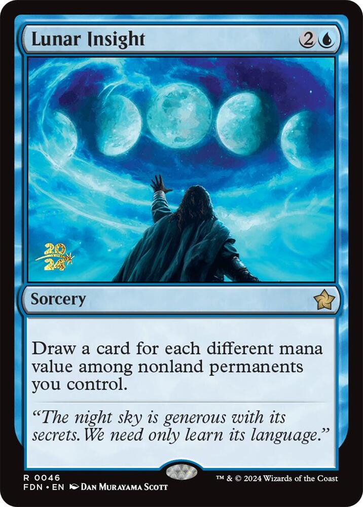 Lunar Insight 46 (Prerelease Cards)  - Foil | Good Games Adelaide SA