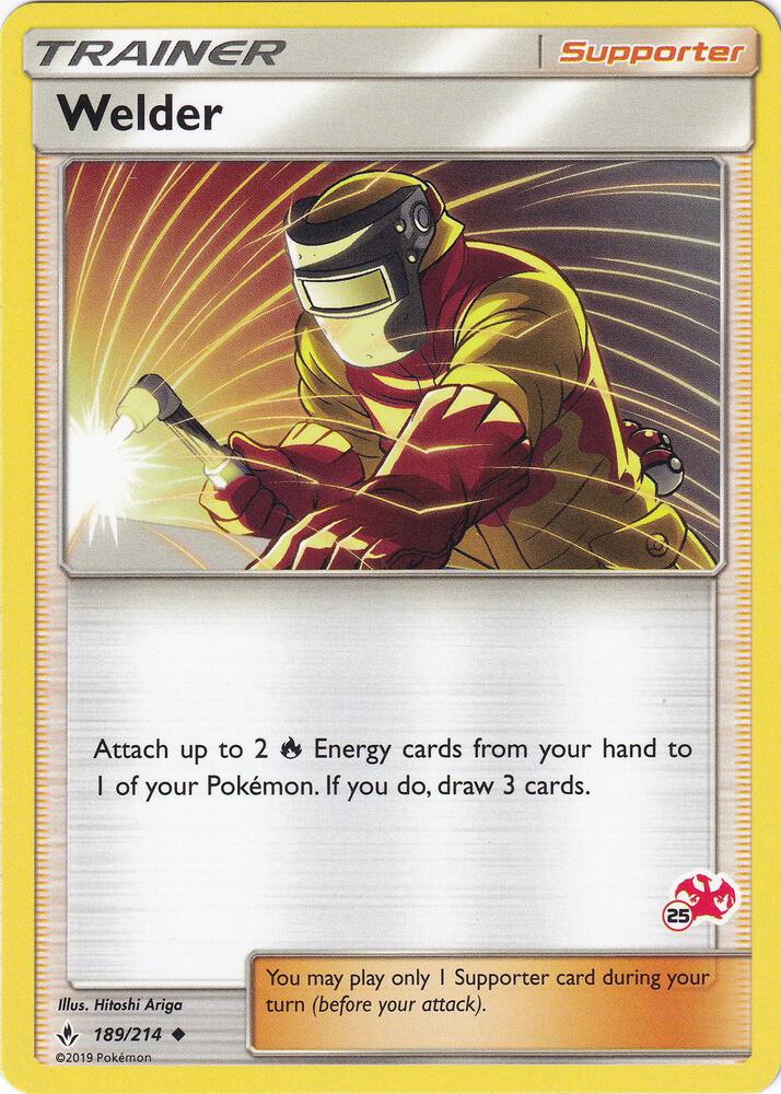 Welder 189 214 25 Charizard Stamped 189/214 (Battle Academy)  | Good Games Adelaide SA