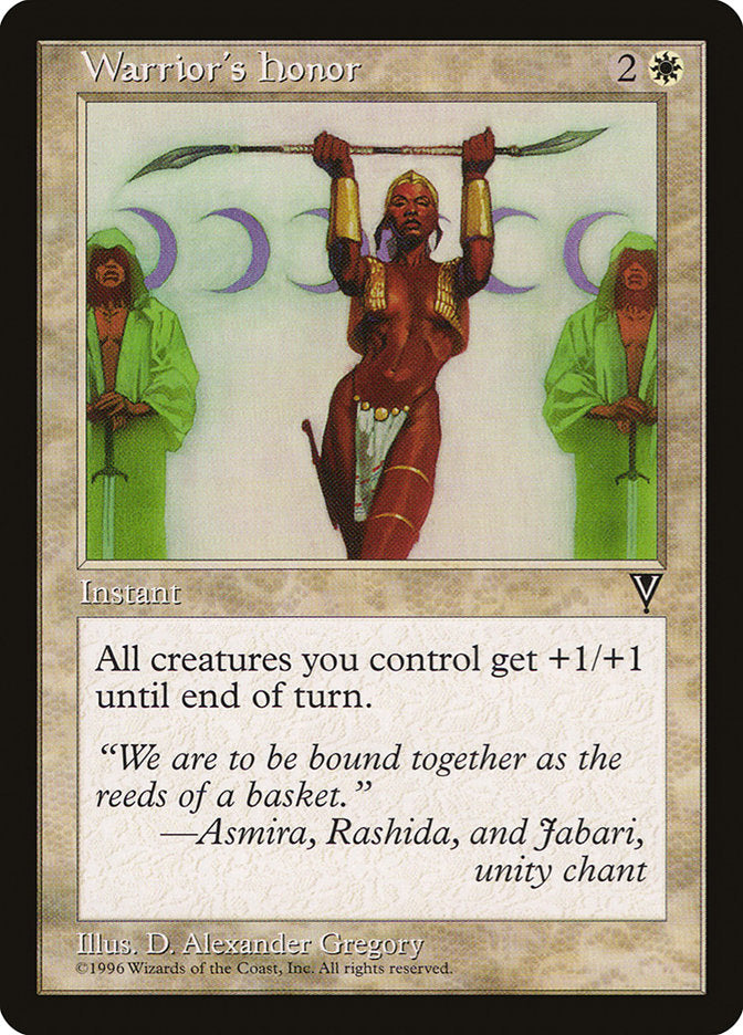 Warrior's Honor [Visions] | Good Games Adelaide SA