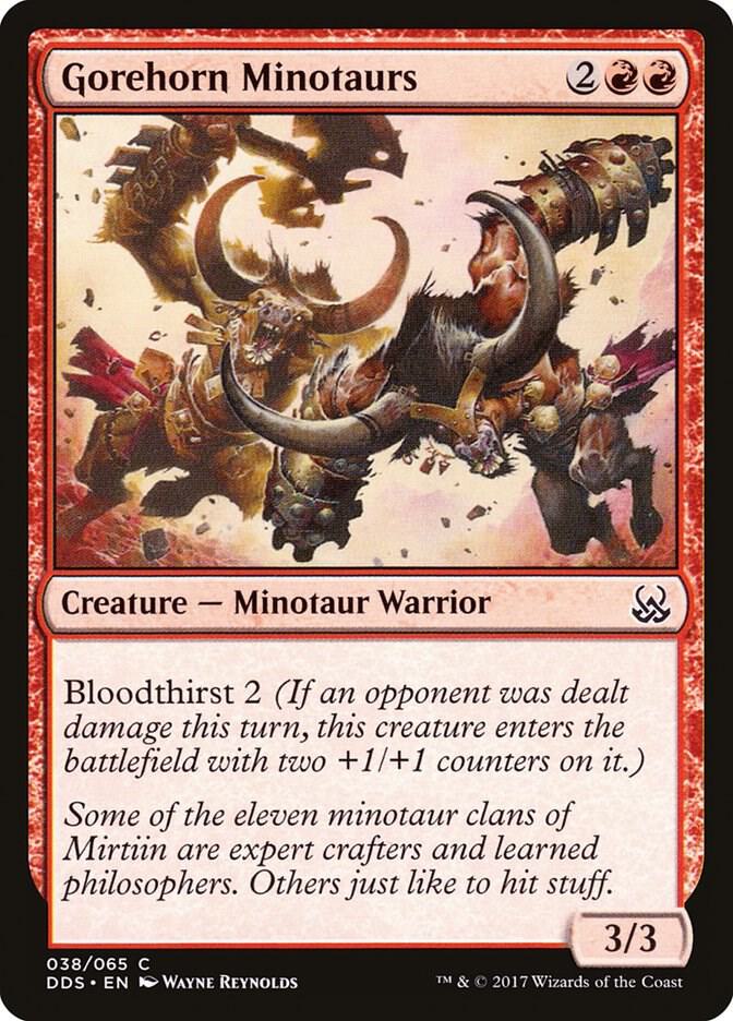 Gorehorn Minotaurs 38 (Duel Decks: Mind vs. Might)  | Good Games Adelaide SA