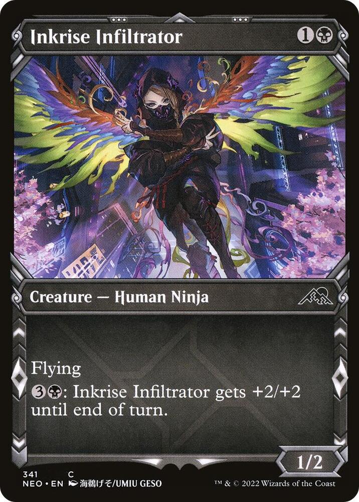 Inkrise Infiltrator 341 (Kamigawa: Neon Dynasty)  - Showcase Foil | Good Games Adelaide SA
