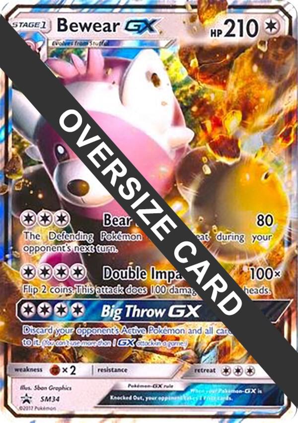 Bewear GX SM34 Black Star Promos SM34 (Jumbo Cards)  - Holofoil | Good Games Adelaide SA