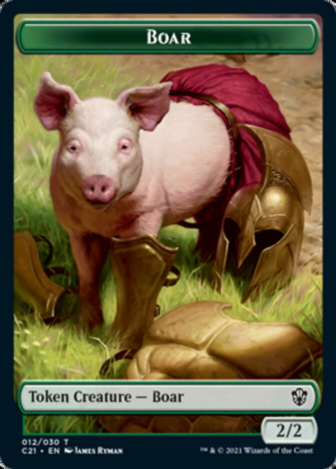 Hydra // Boar Token [Commander 2021 Tokens] | Good Games Adelaide SA