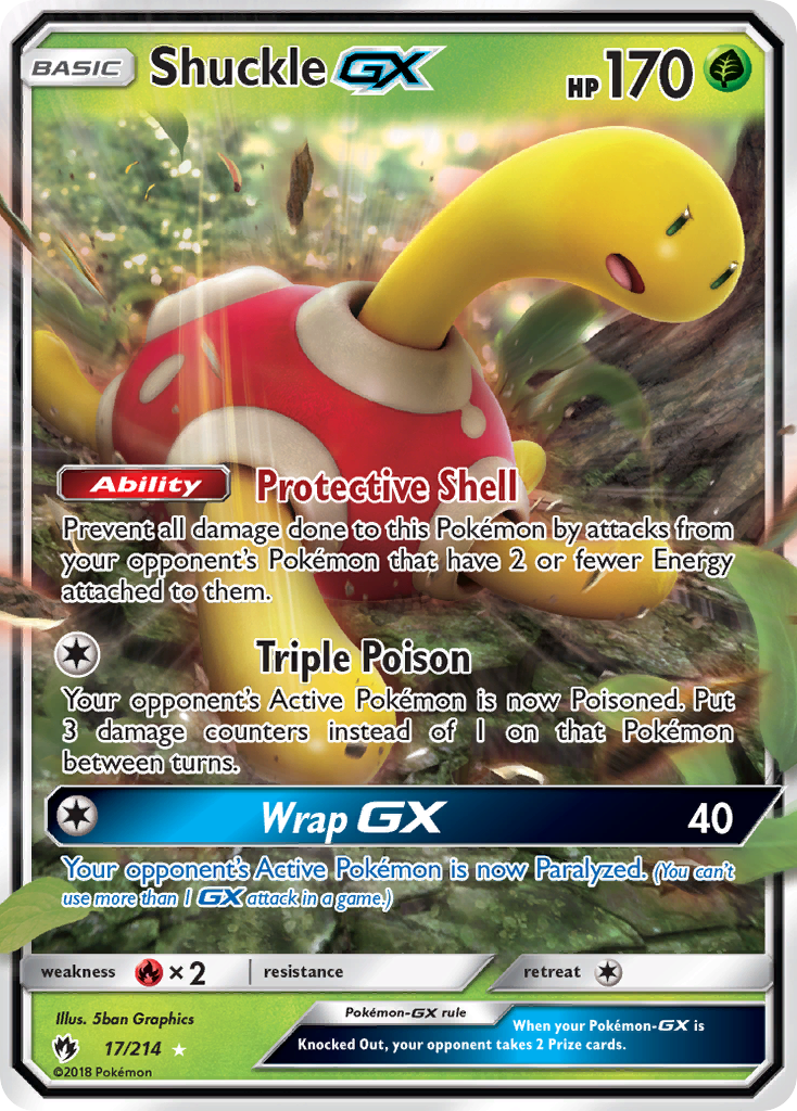 Shuckle GX (17/214) [Sun & Moon: Lost Thunder] | Good Games Adelaide SA