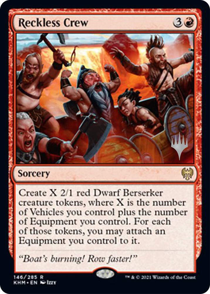 Reckless Crew 146 (Promo Pack: Kaldheim)  - Foil | Good Games Adelaide SA
