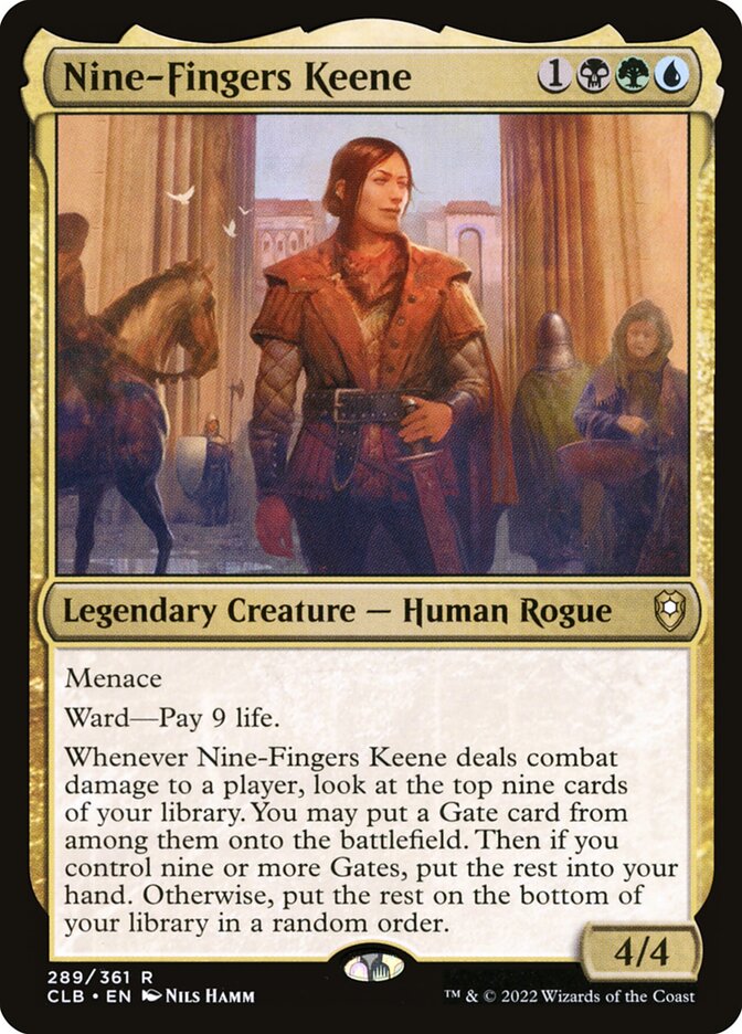 Nine-Fingers Keene 289 (Commander Legends: Battle for Baldur's Gate)  | Good Games Adelaide SA