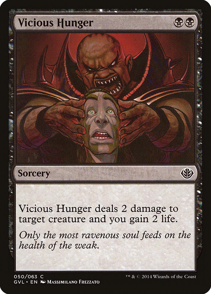 Vicious Hunger 50 (Duel Decks: Anthology)  | Good Games Adelaide SA