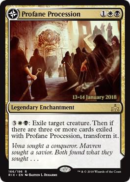 Profane Procession 166 (Prerelease Cards)  - Foil | Good Games Adelaide SA