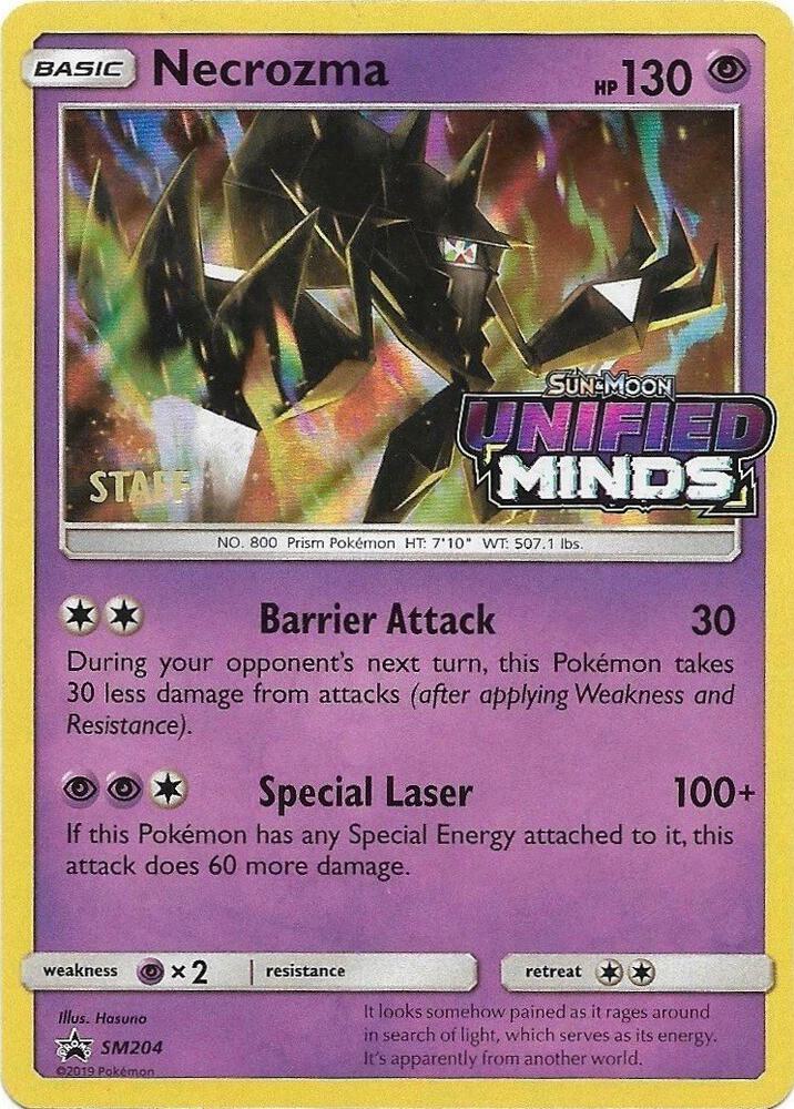 Necrozma Prerelease Staff SM204 (SM Promos)  - Holofoil | Good Games Adelaide SA