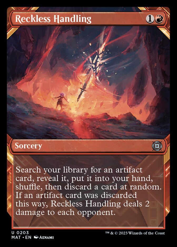 Reckless Handling (Showcase Halo Foil) [March of the Machine: The Aftermath] | Good Games Adelaide SA