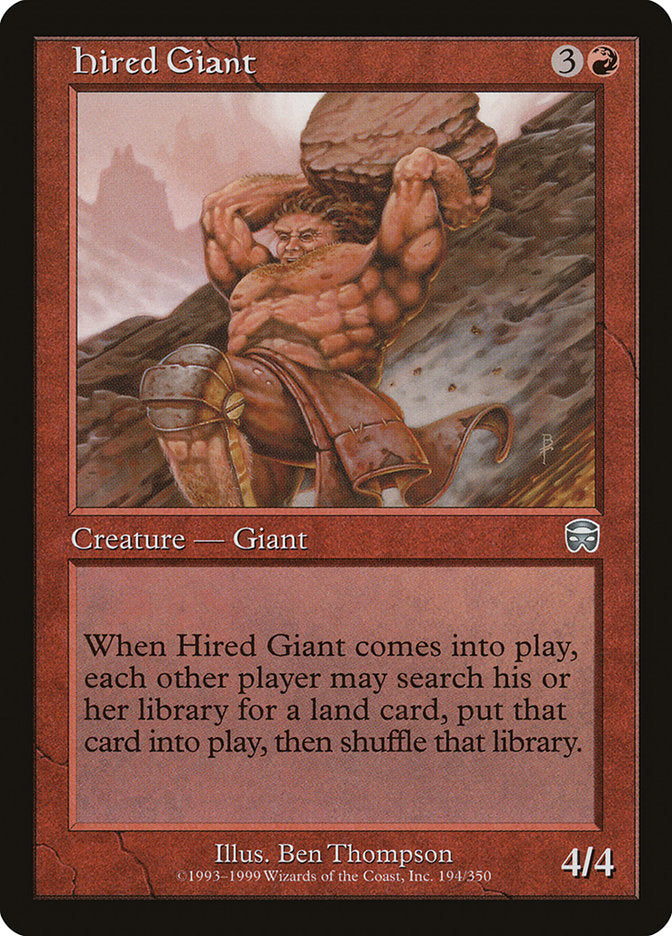Hired Giant 194 (Mercadian Masques)  - Foil | Good Games Adelaide SA