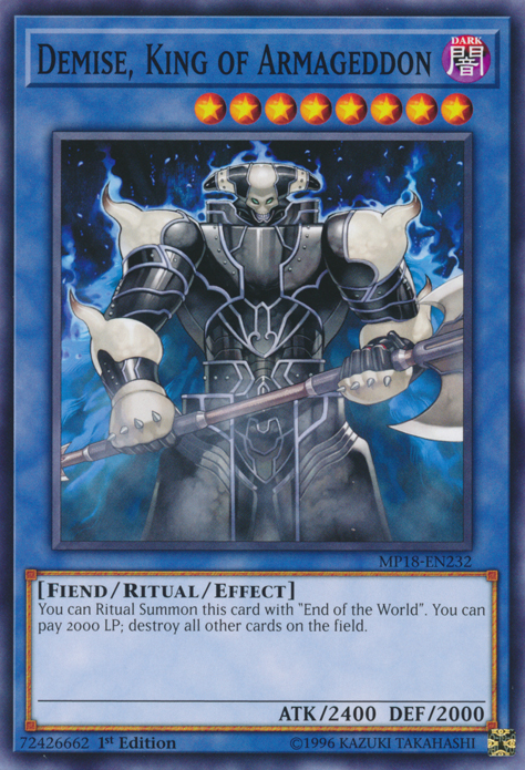 Demise, King of Armageddon [MP18-EN232] Common | Good Games Adelaide SA