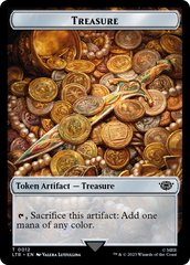 The Monarch // Treasure Double-Sided Token [The Lord of the Rings: Tales of Middle-Earth Commander Tokens] | Good Games Adelaide SA