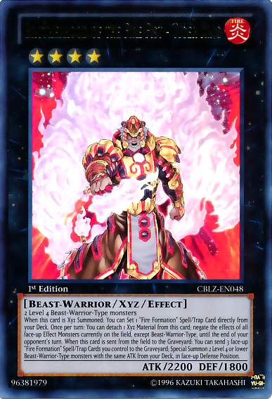 Brotherhood of the Fire Fist - Tiger King [CBLZ-EN048] Ultra Rare | Good Games Adelaide SA