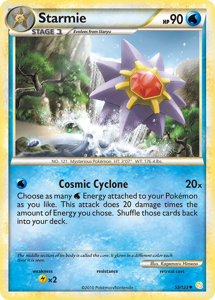 Starmie (53/123) [HeartGold & SoulSilver: Base Set] | Good Games Adelaide SA